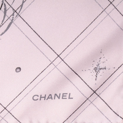 Chanel Silk Lion CC Scarf Light Pink 3 of 9