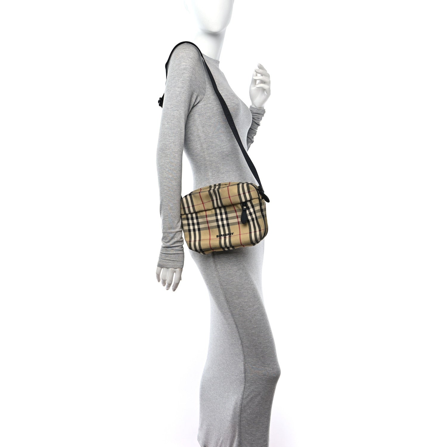 Burberry Vintage Check Paddy Crossbody Bag Archive Beige 2 of 11