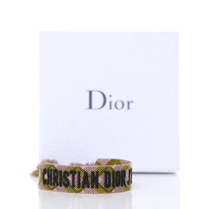 Christian Dior Woven Cotton J'Adior Friendship Bracelet 4 of 4