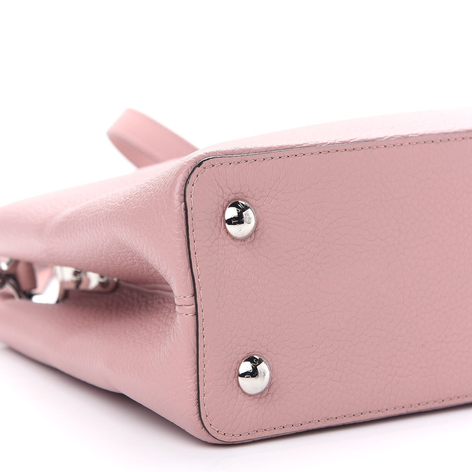 Louis Vuitton Taurillon Capucines PM Magnolia 7 of 8