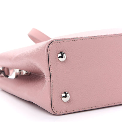 Louis Vuitton Taurillon Capucines PM Magnolia 7 of 8