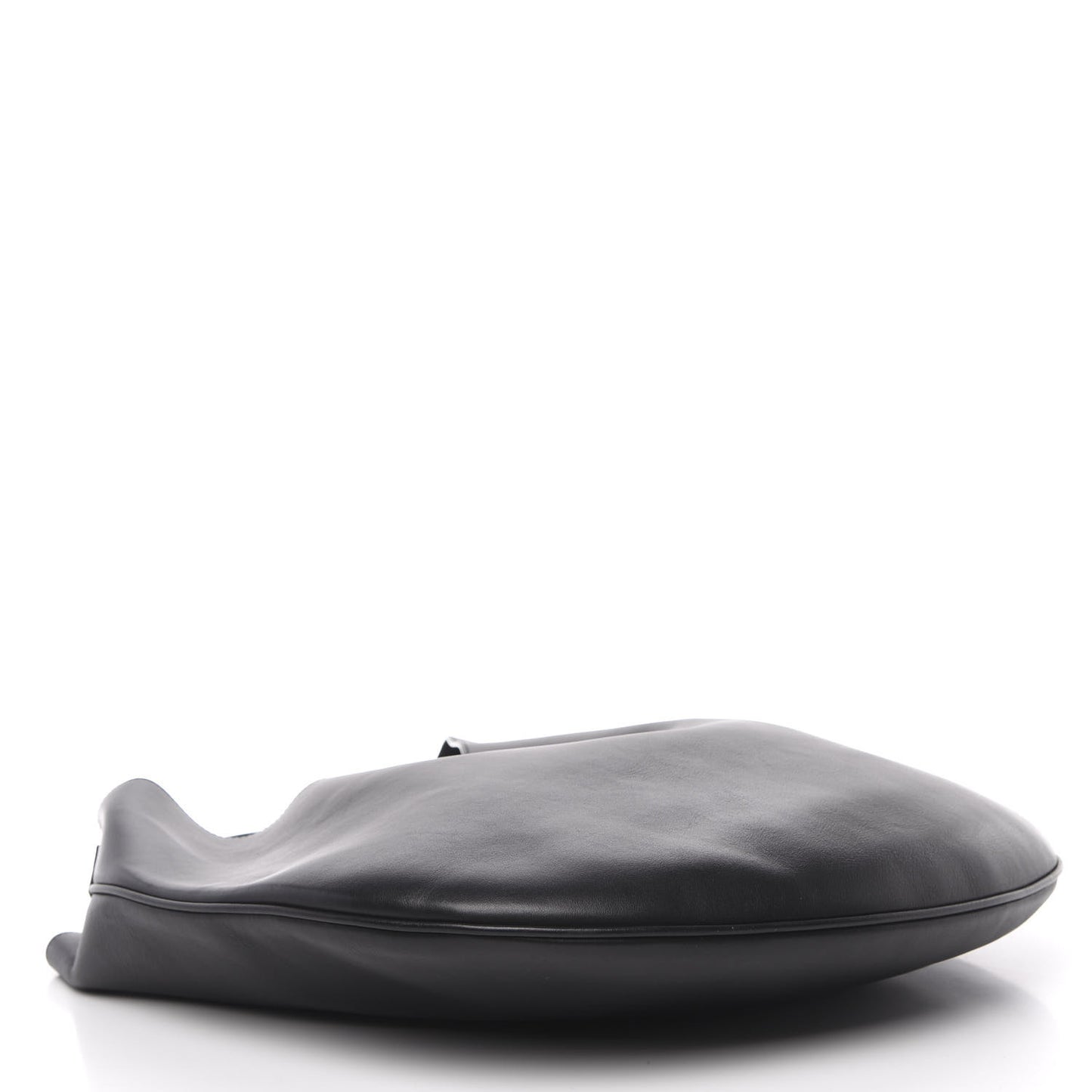 Calfskin Medium Infinity Hobo Bag Black