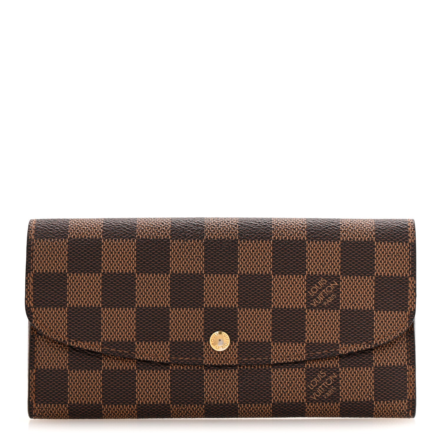 Louis Vuitton Damier Ebene Emilie Wallet 1 of 10