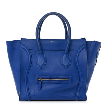 Celine Smooth Calfskin Mini Luggage Cobalt 1 of 16
