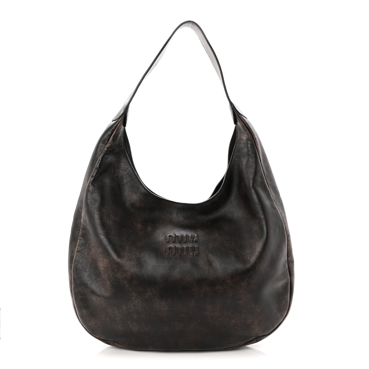 Nappa Old Hobo Bag Caffe