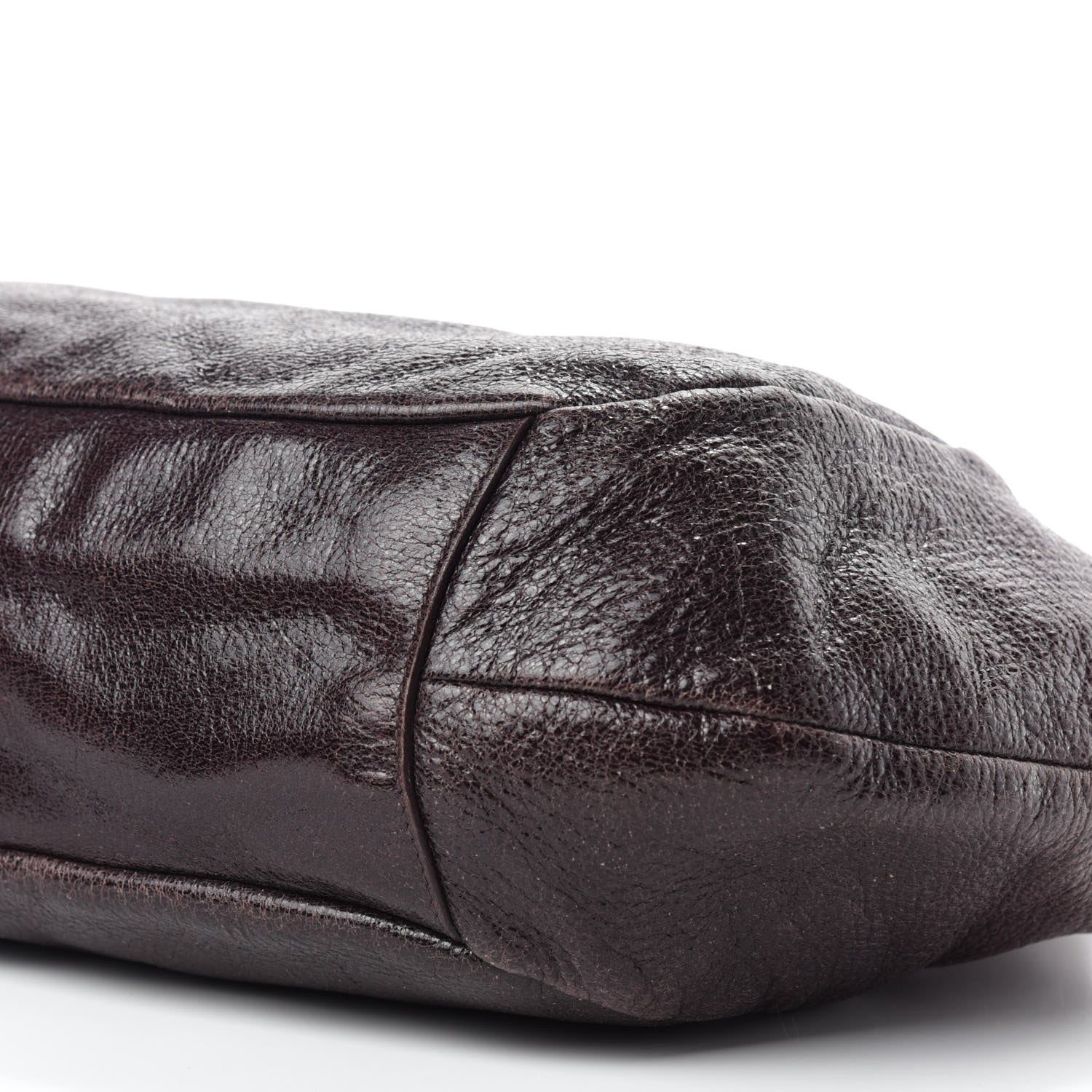 Prada Cervo Lux Chain Hobo Brown 7 of 12