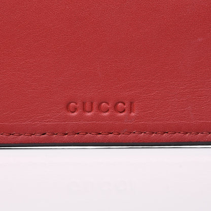 Gucci GG Supreme Monogram Merveilles Lips Zip Pouch Hibiscus Red 8 of 9