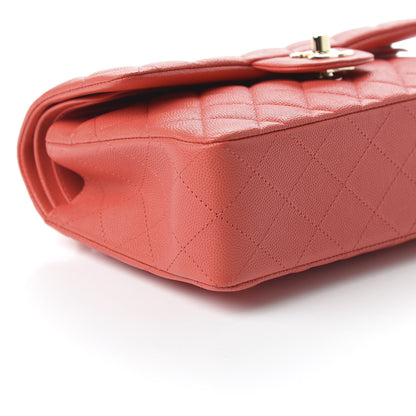 Chanel Caviar Quilted Small Double Flap Red 6 of 10