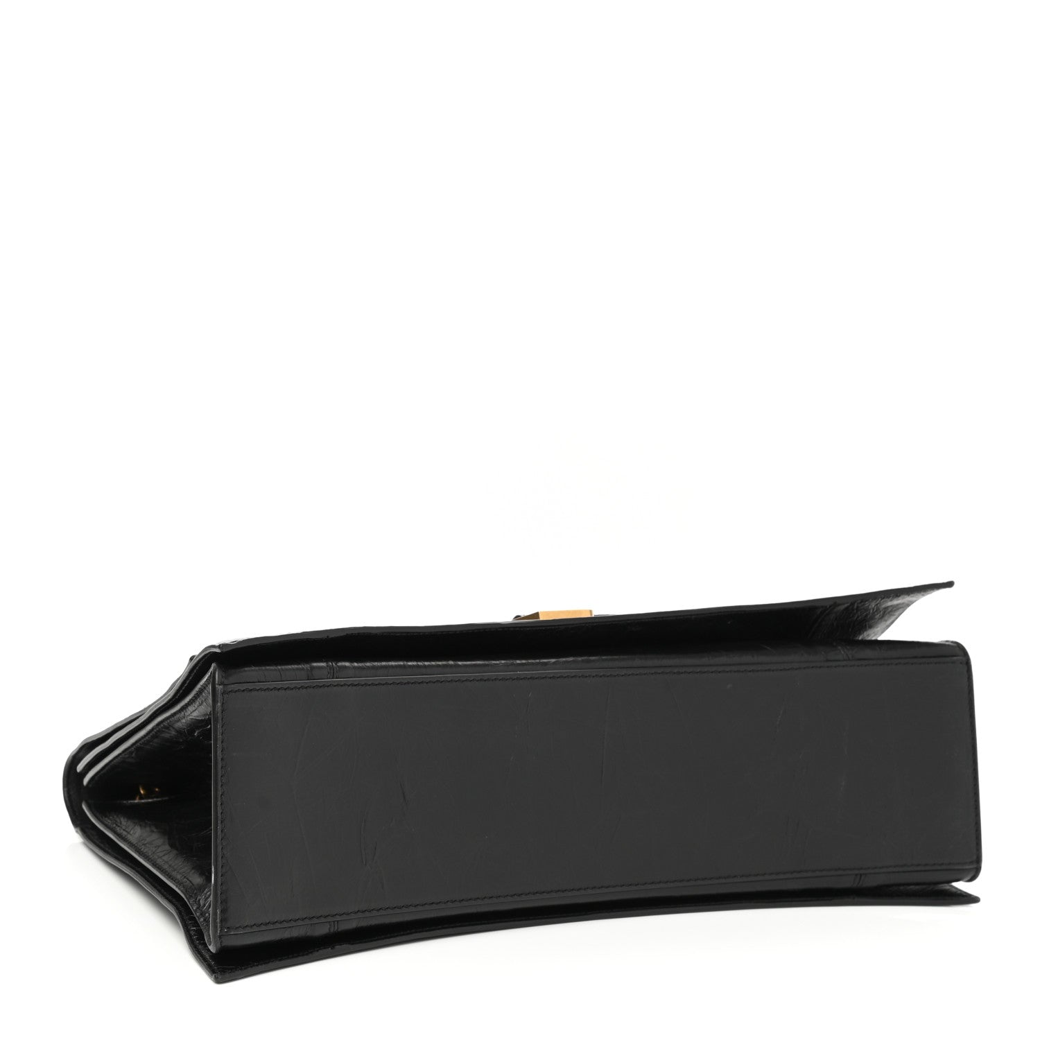Balenciaga Crushed Calfskin Large Crush Chain Bag Black 4 of 9