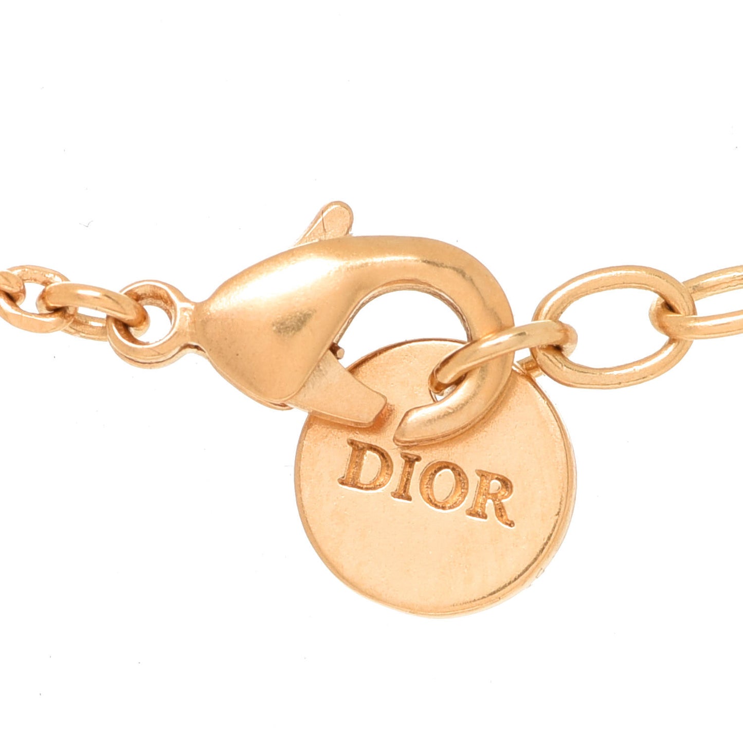 Metal J'Adior Chain Bracelet Gold