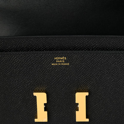 Hermes Epsom Constance Long Wallet Black 6 of 9