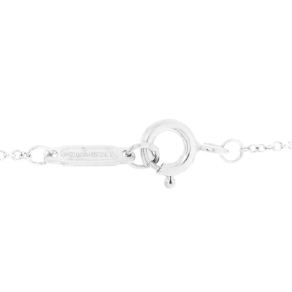 Tiffany Sterling Silver Atlas Key Pendant Necklace 5 of 6