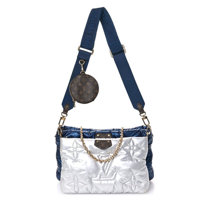 Louis Vuitton Econyl Monogram Pillow Maxi Multi Pochette Accessories Navy Silver 1 of 10
