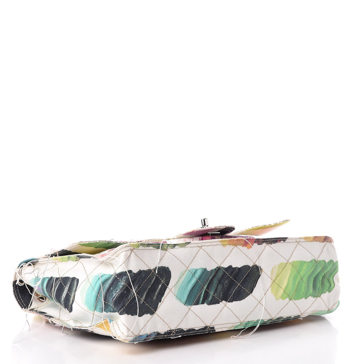 Chanel Canvas Jumbo Colorama Flap Multicolor 4 of 10