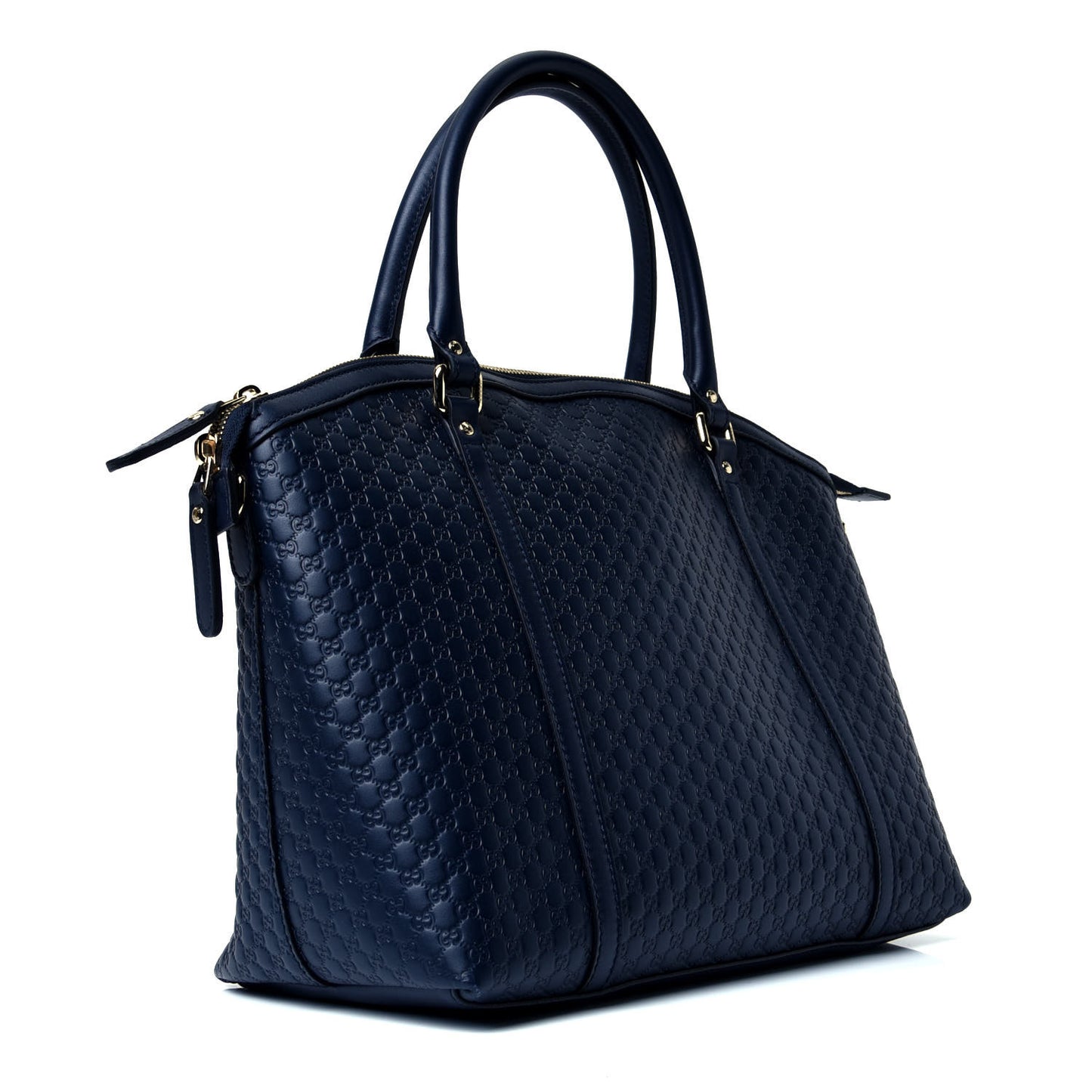 Soft Microguccissima Dome Satchel Navy