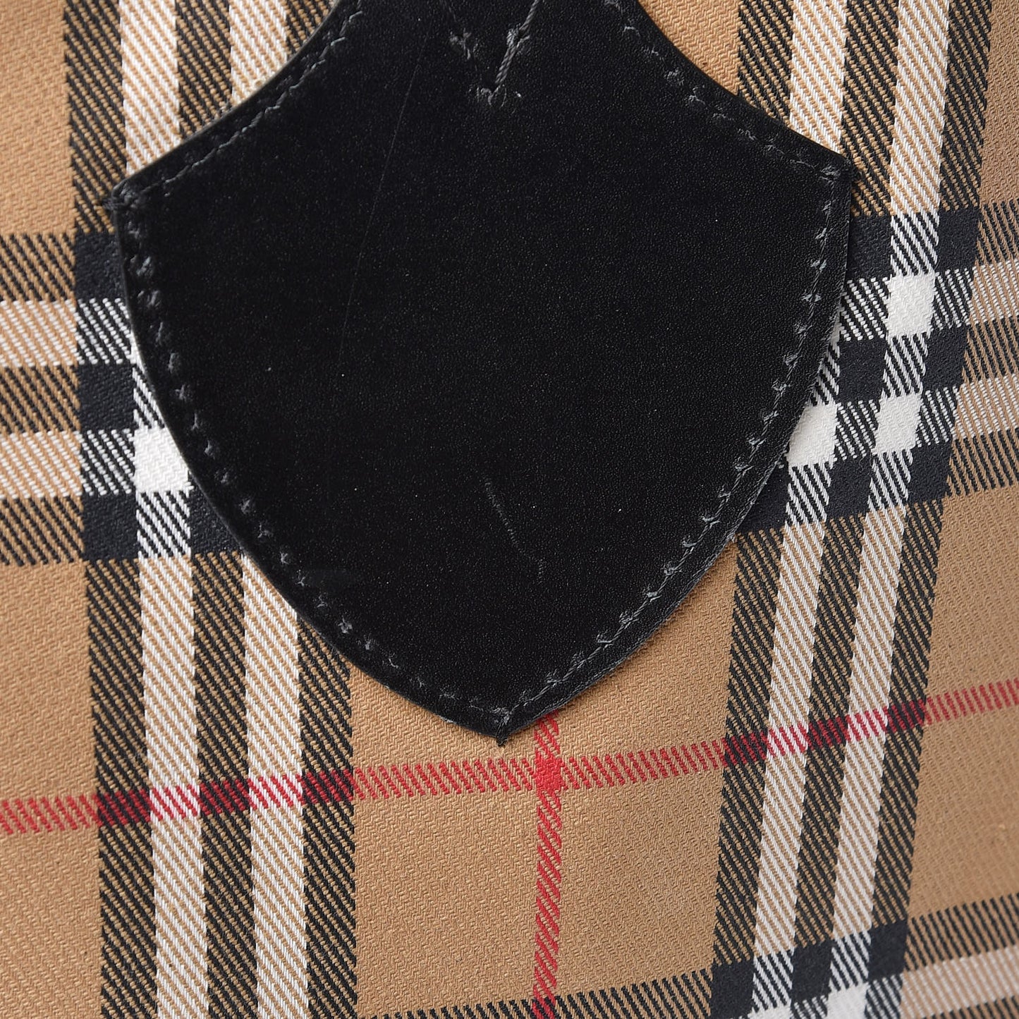 Vintage Check Transparent Large The Giant Reversible Tote Black