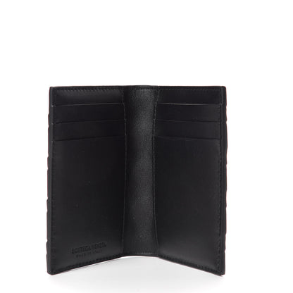 Bottega Veneta Nappa Maxi Intrecciato Bi-Fold Card Holder Black 4 of 8