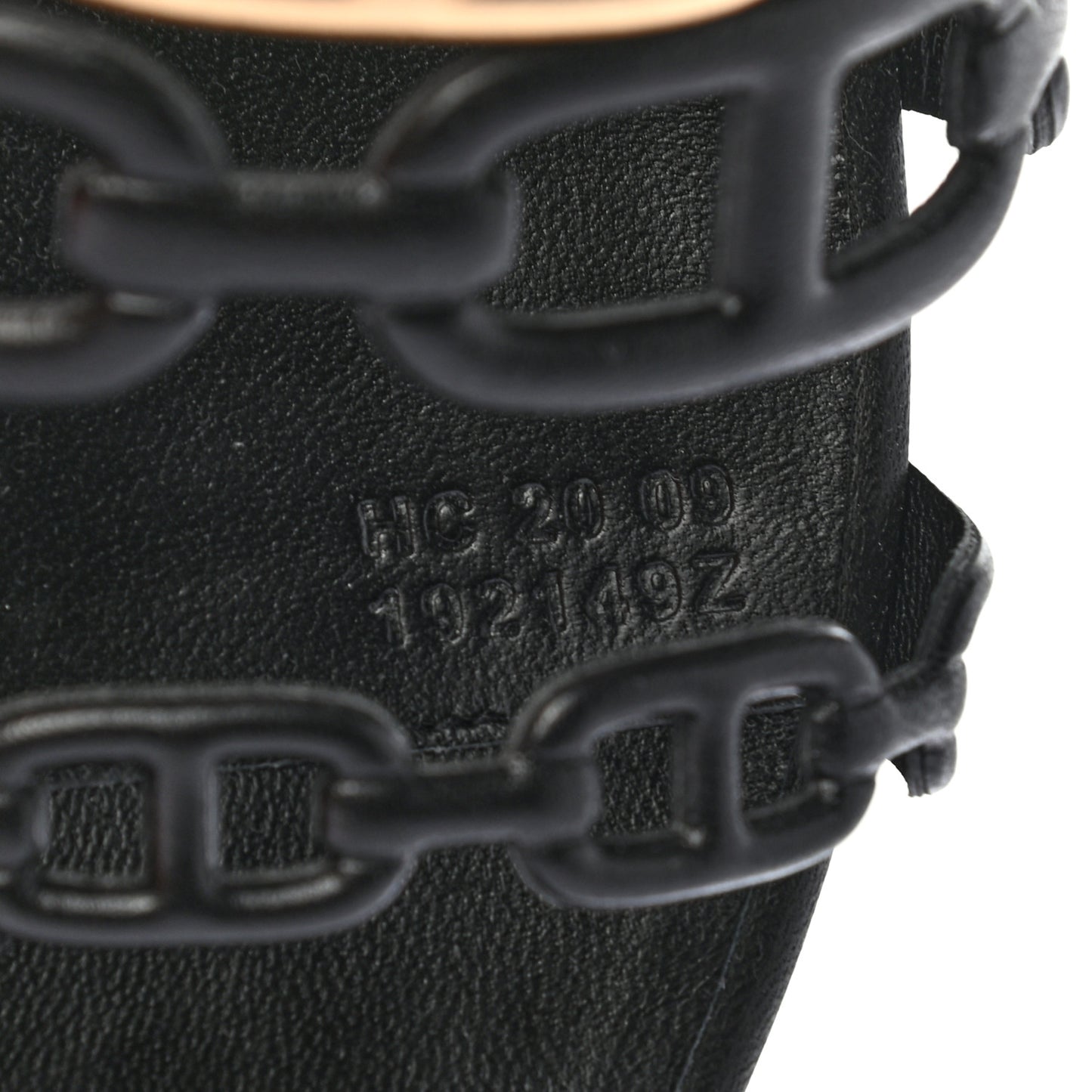 Metallic Nappa Tandem Sandals 37 Black Dore
