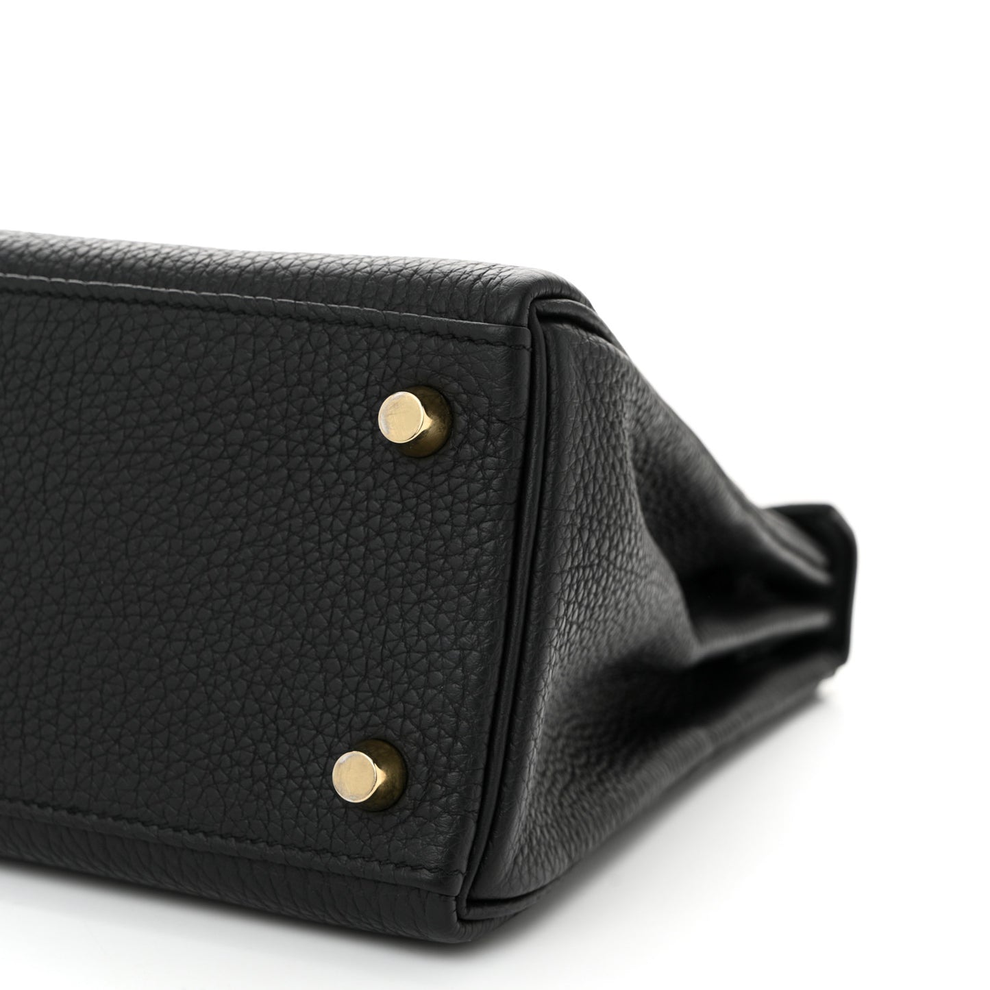 Togo Lizard Kelly Retourne Touch 25 Black Black