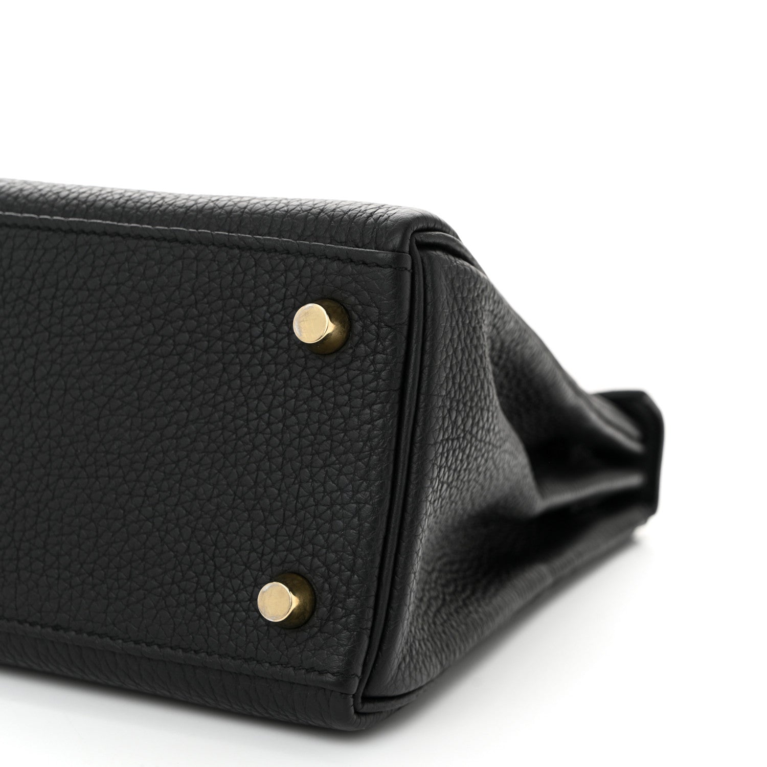 Hermes Togo Lizard Kelly Retourne Touch 25 Black Black 10 of 11