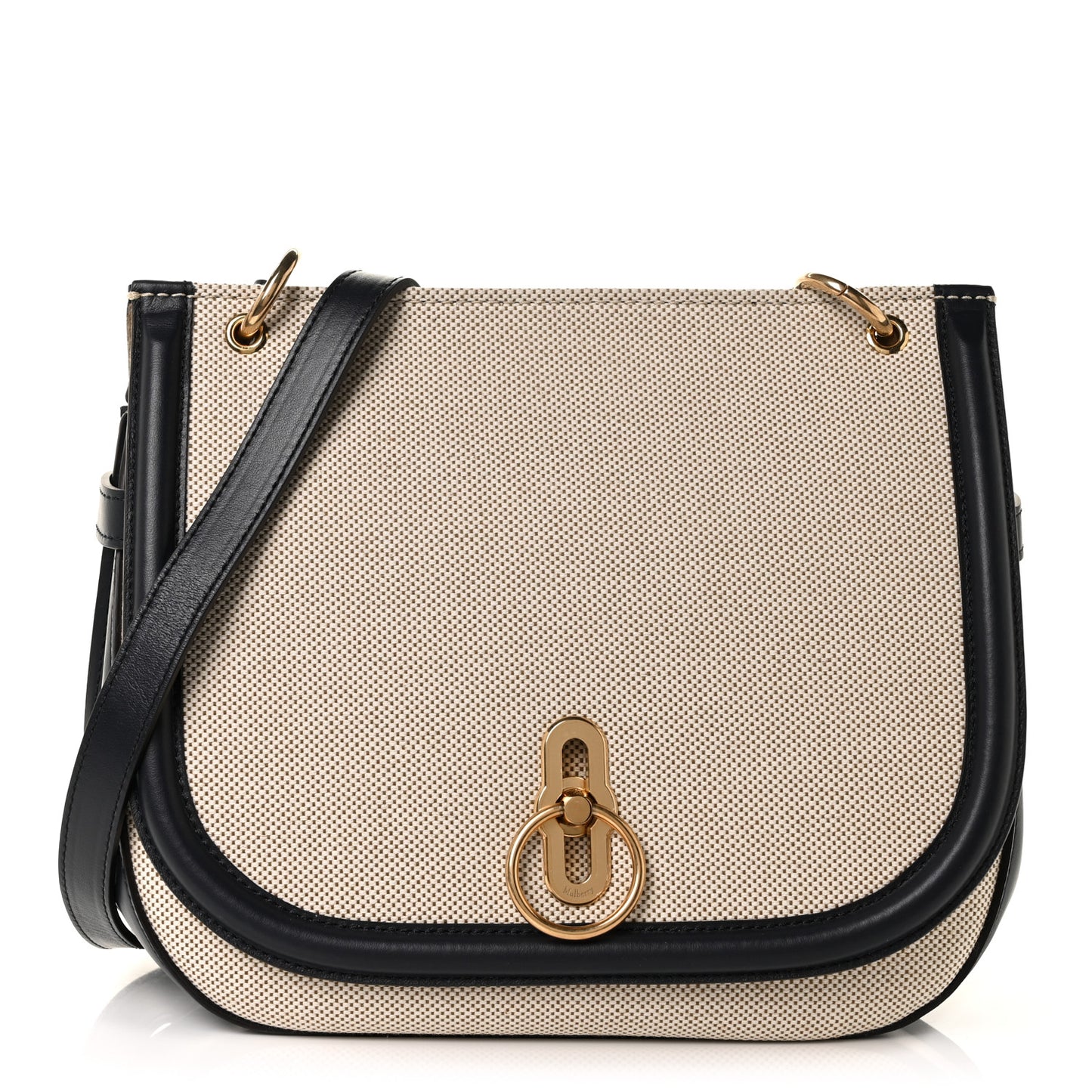 Canvas Calfskin Amberley Satchel