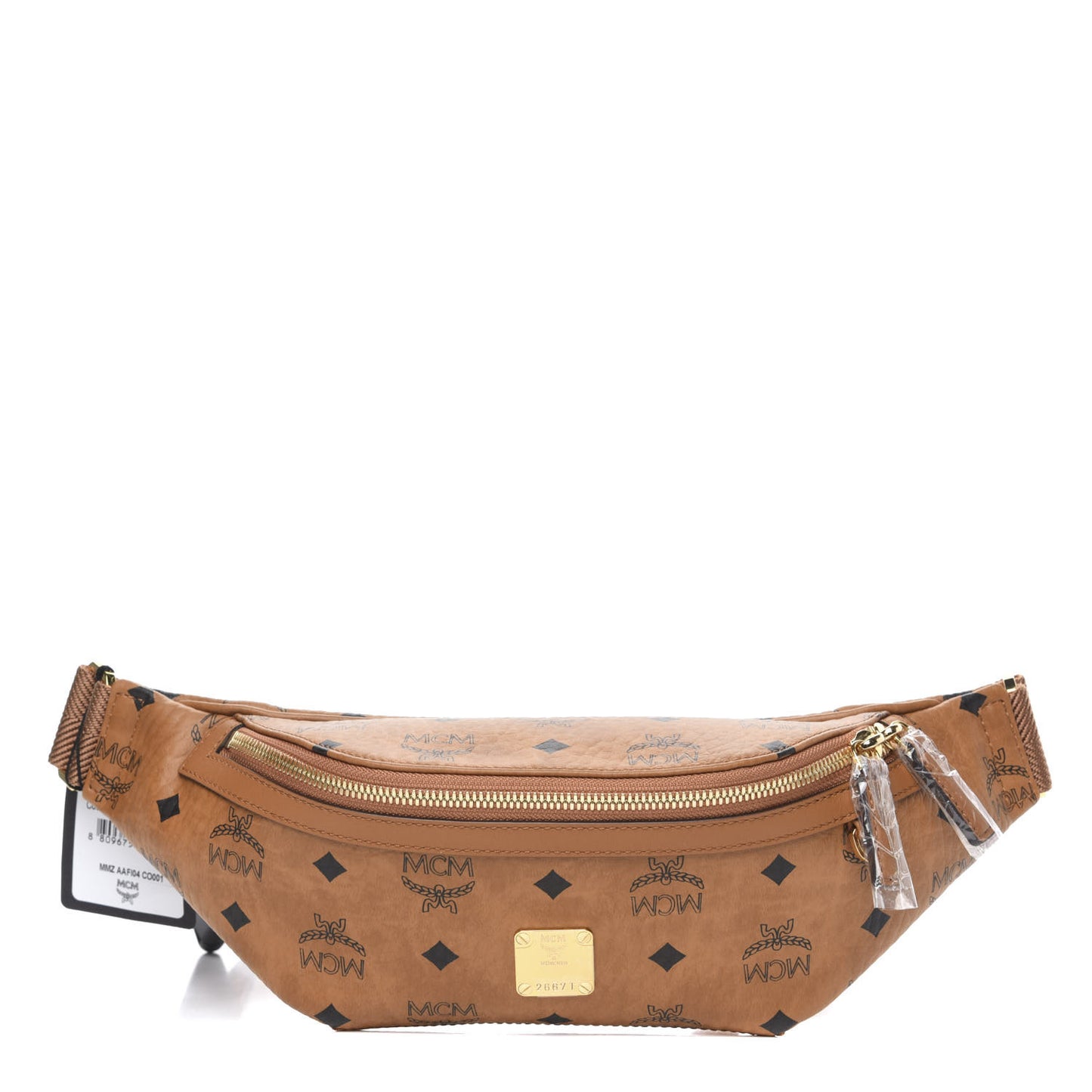Visetos Small Fusten Belt Bag Cognac