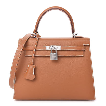 Hermes Epsom Kelly Sellier 25 Gold 1 of 11