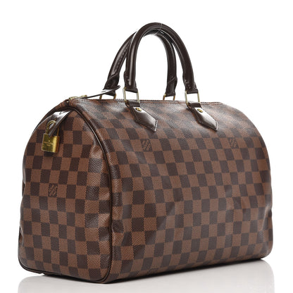 Louis Vuitton Damier Ebene Speedy 30 3 of 9