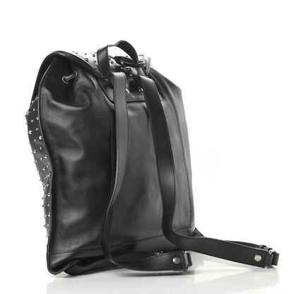 Alexander McQueen Calfskin Studded Padlock Backpack Black 4 of 15