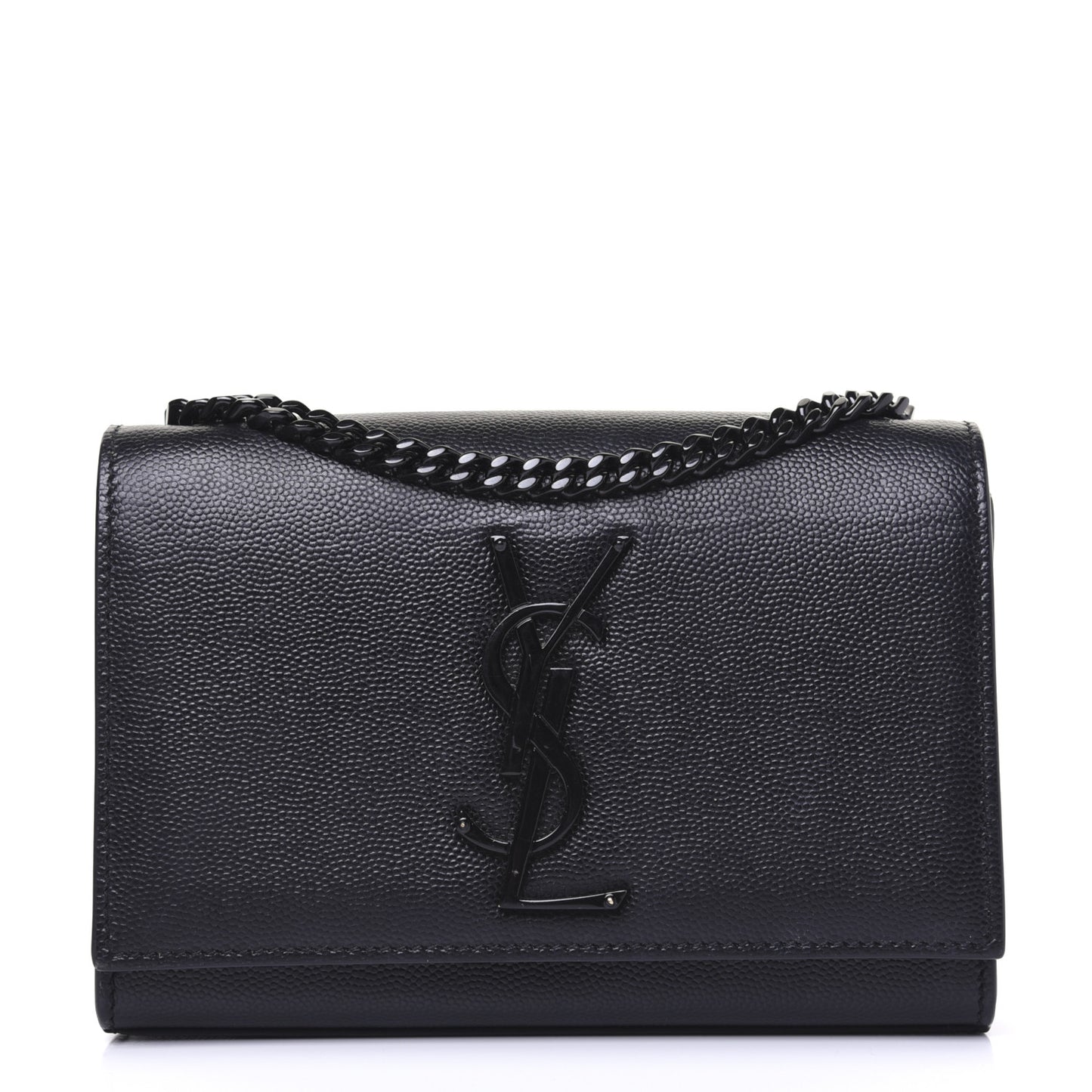 Grain De Poudre Small Monogram Kate Satchel Black