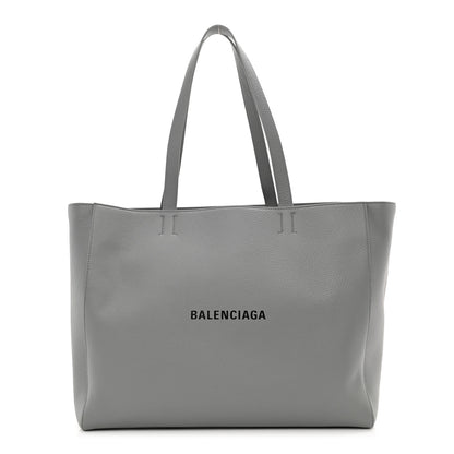 Balenciaga Smooth Calfskin Everyday East West Tote Bag Grey Black 1 of 8