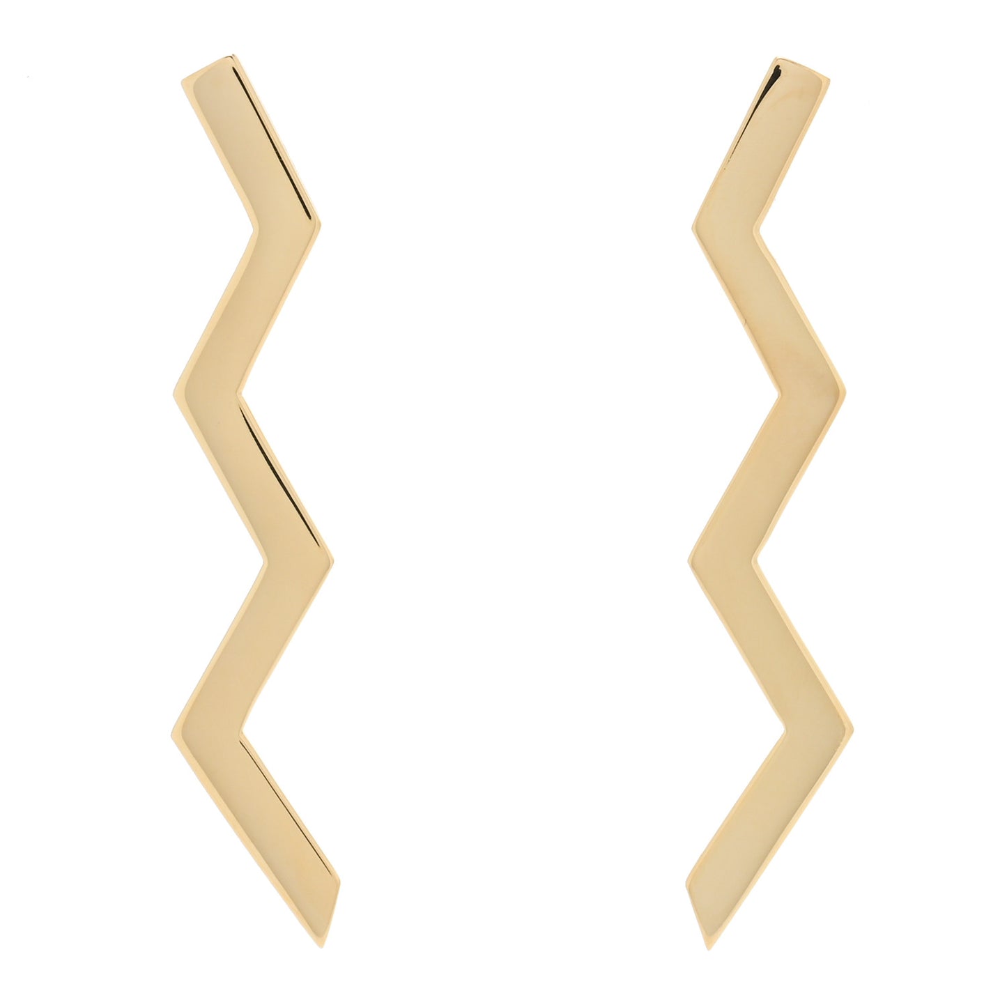 18K Yellow Gold Paloma Picasso Lightning Bolt Drop Earrings