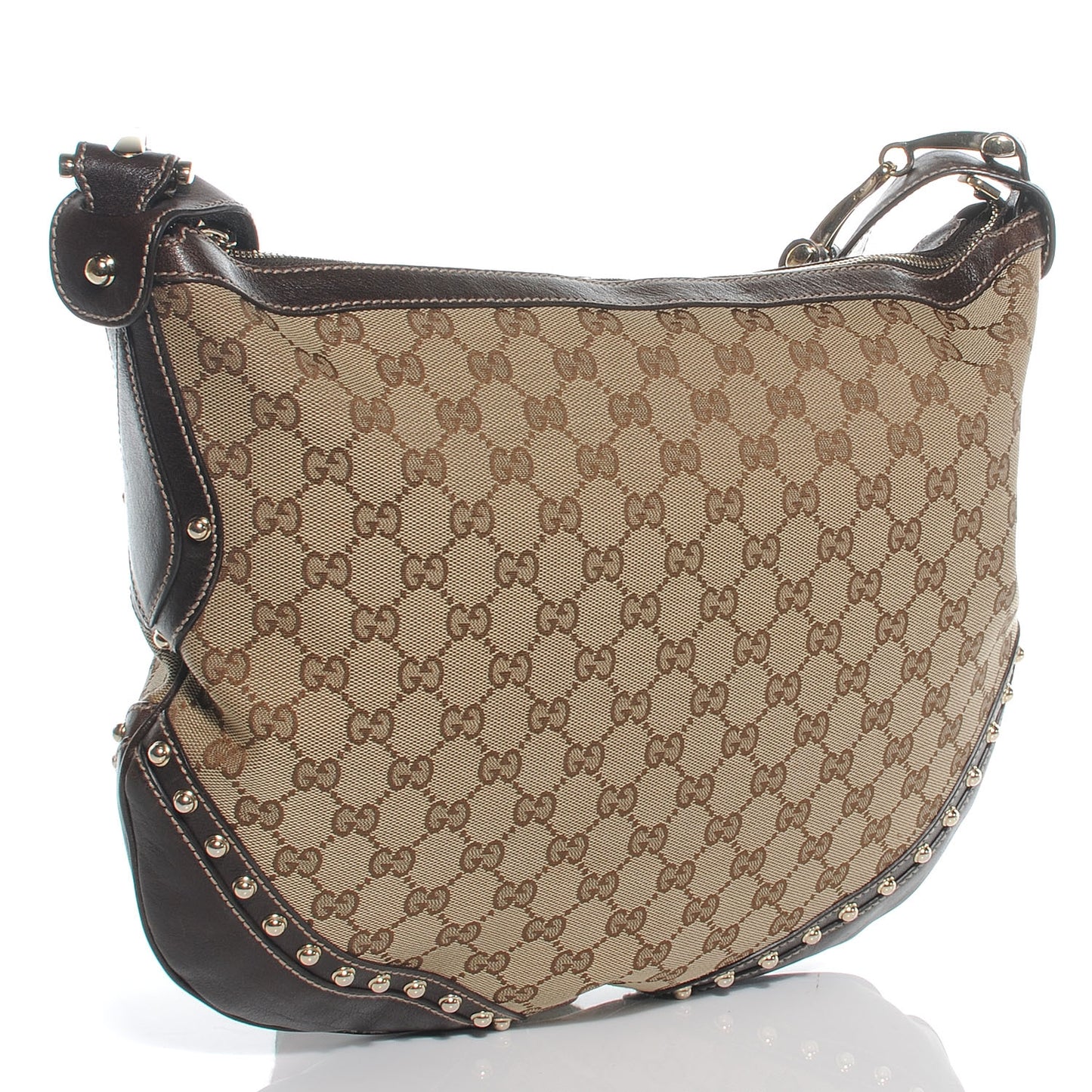 Monogram Pelham Studded Shoulder Bag Ebony