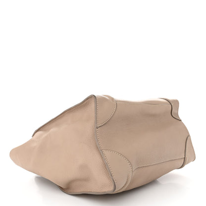 Celine Drummed Calfskin Mini Luggage Dune 4 of 20