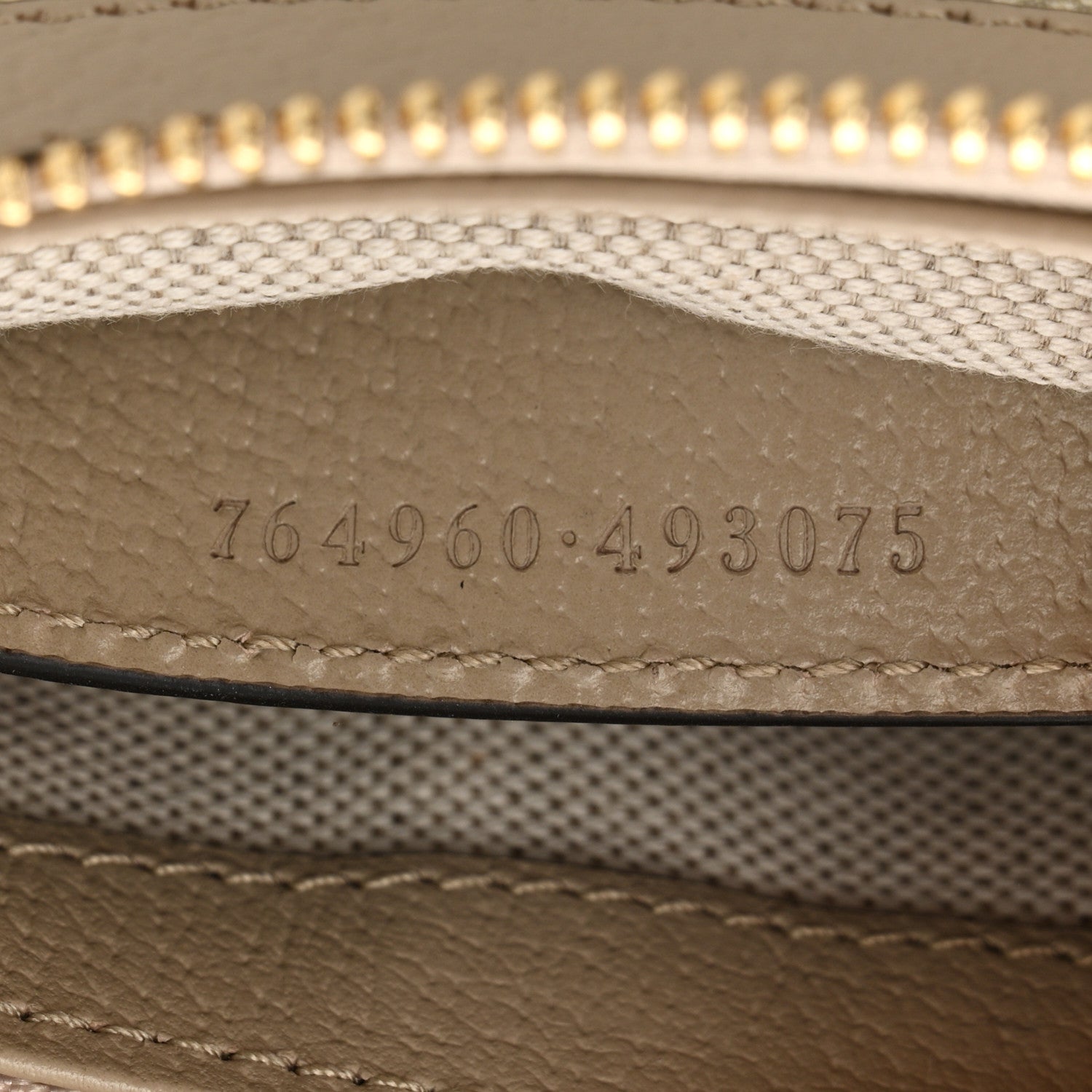 Gucci GG Supreme Monogram Textured Dollar Calfskin Web Mini Ophidia GG Handbag Beige Mystic White Oatmeal 7 of 10