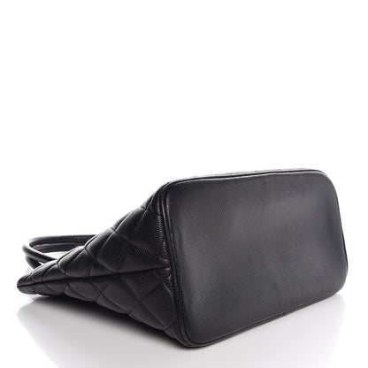 Chanel Caviar Quilted Medallion Tote Black 4 of 9
