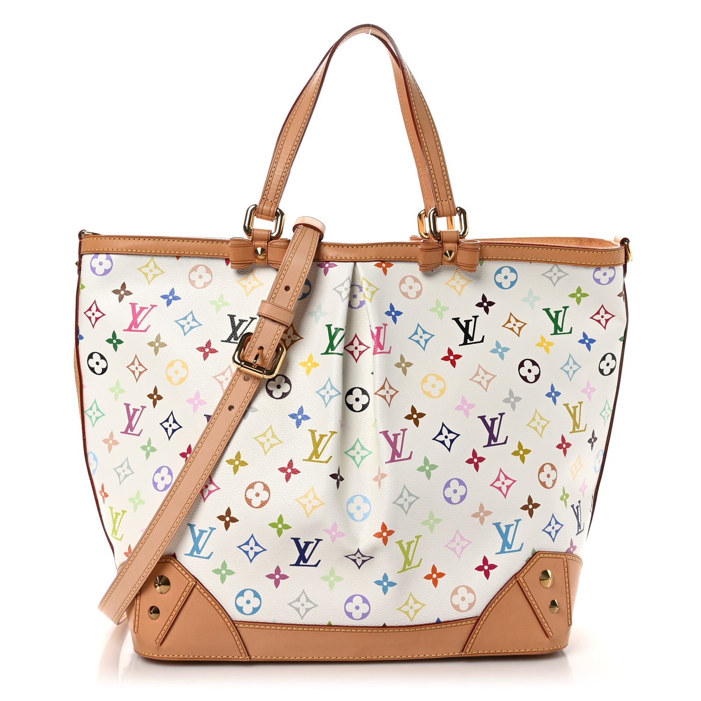 Monogram Multicolor Sharleen GM White