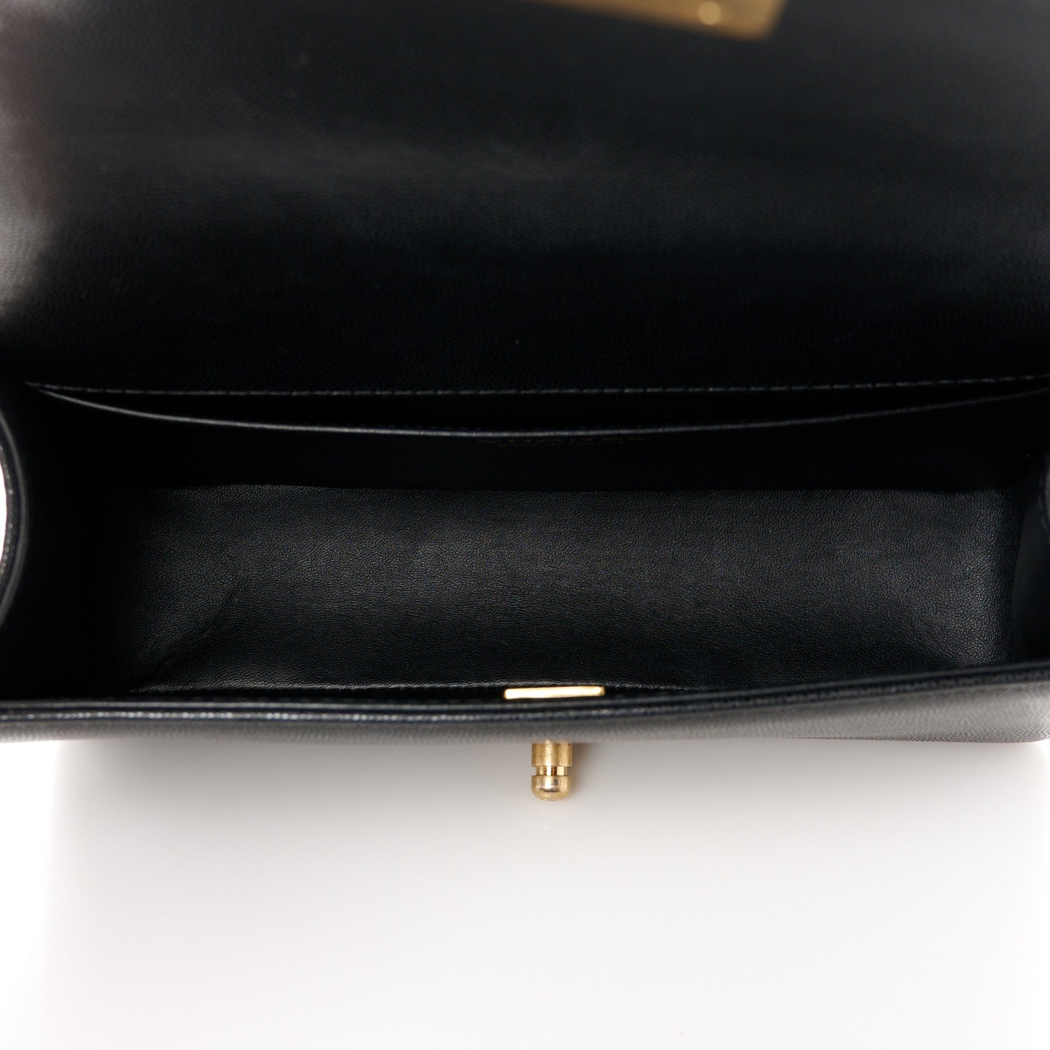 Chanel Caviar Quilted Medium Top Handle Boy Flap Black 5 of 10