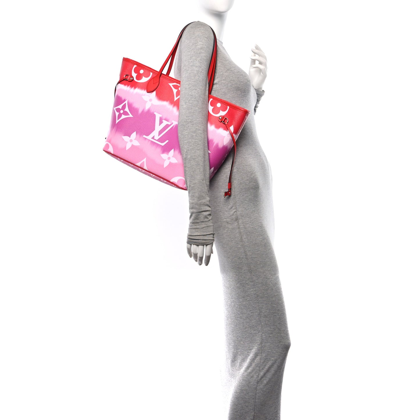 Monogram Escale Neverfull MM Rouge