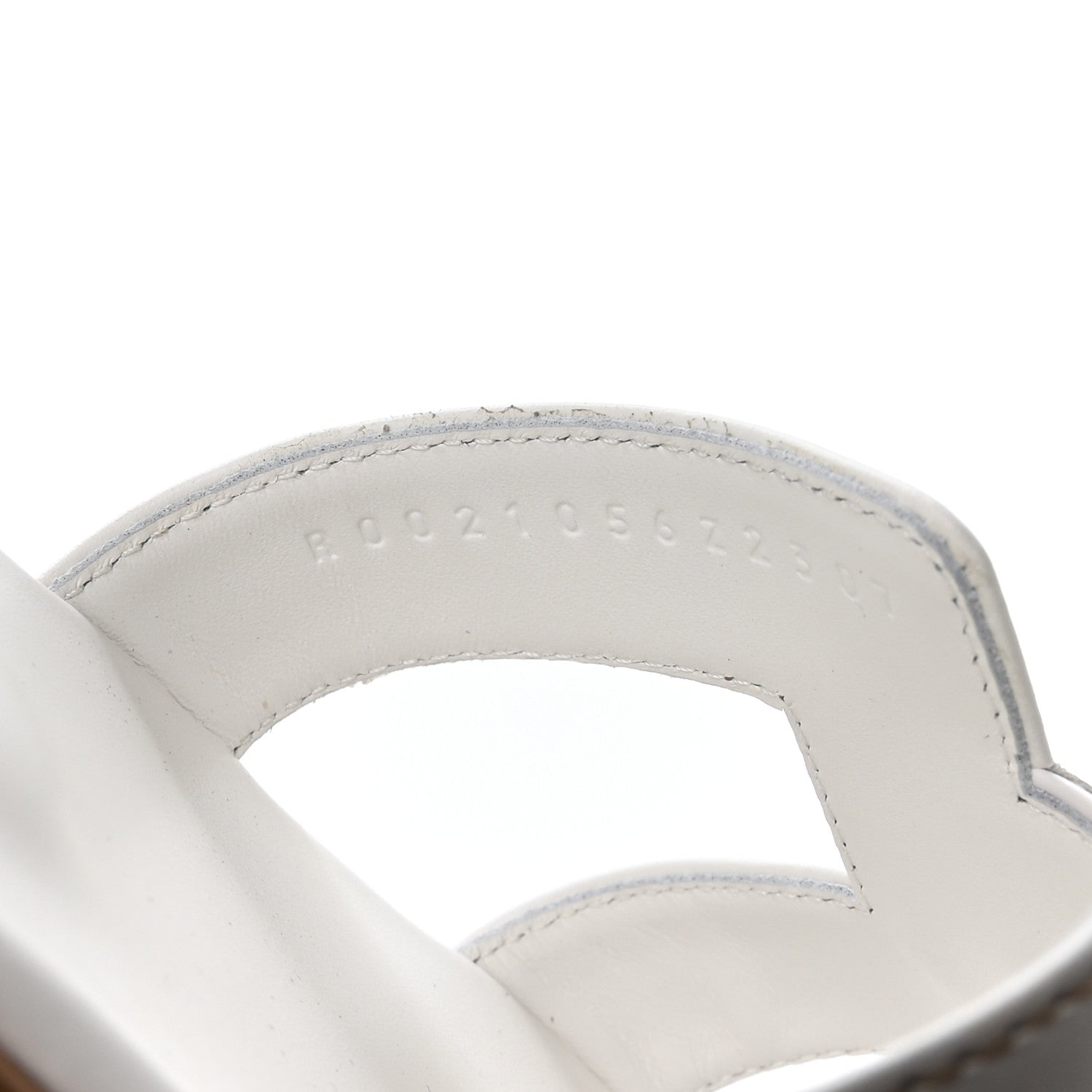 Hermes Box Calfskin Oran Sandals 39.5 White 1864390 – FASHIONPHILE