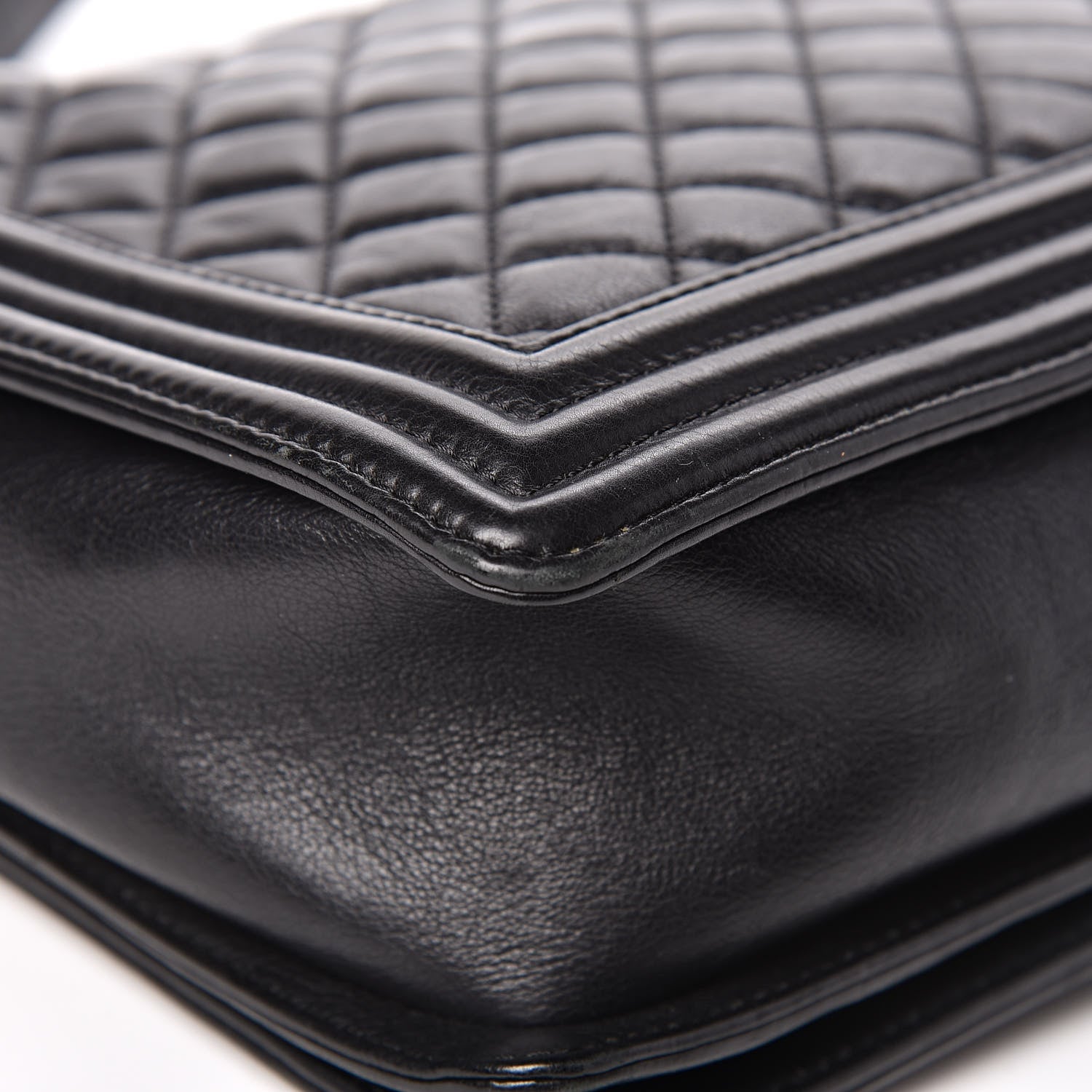 Chanel Calfskin Quilted Large Boy Flap Black 15 of 18