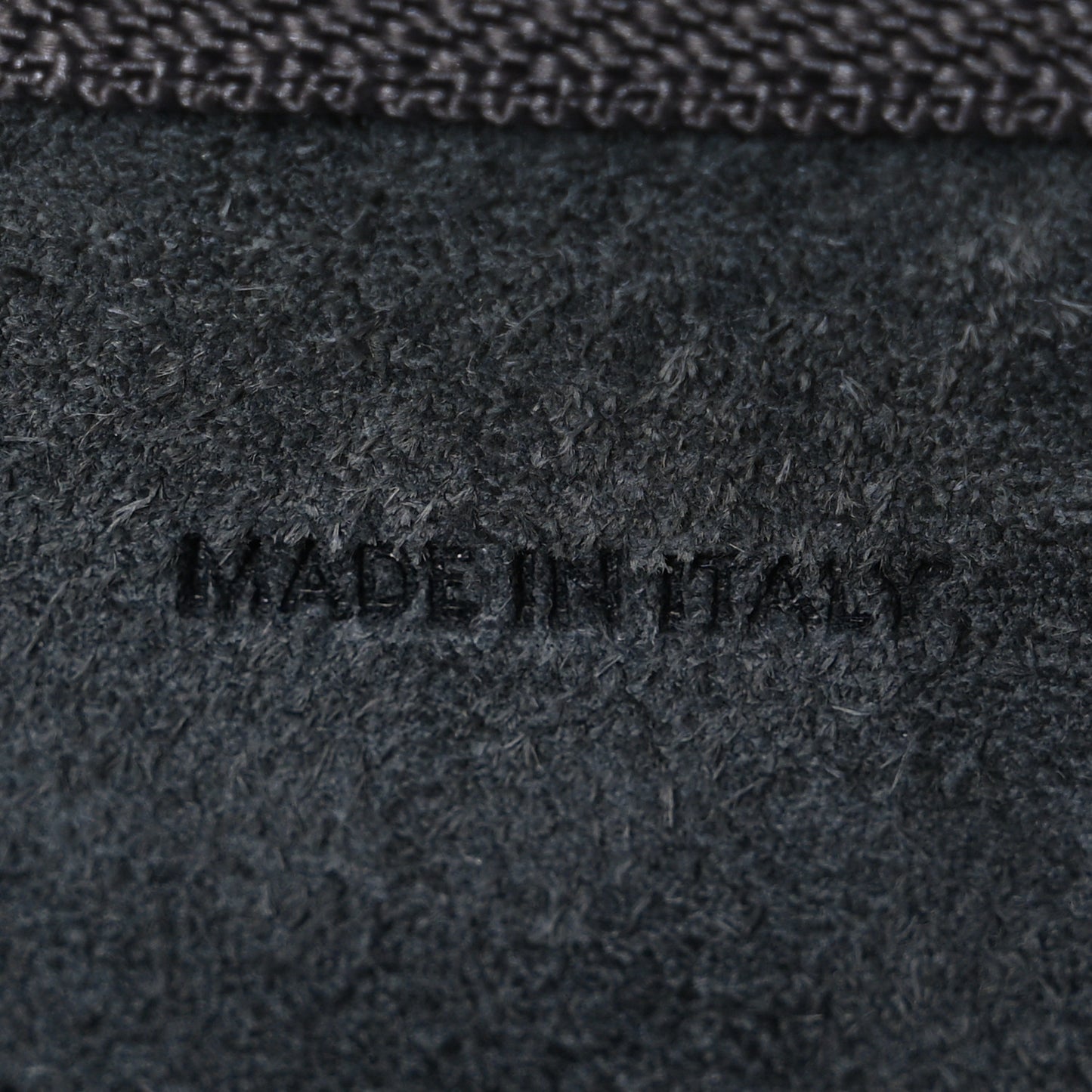 Grained Calfskin Nano Belt Bag Grey