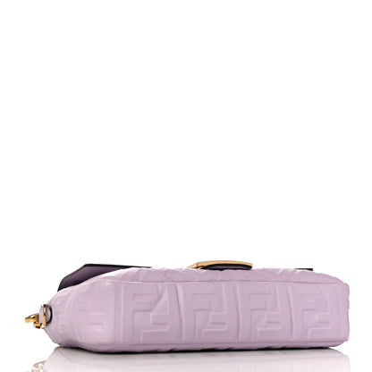Fendi Nappa FF 1974 Embossed Baguette Anemone 3 of 8