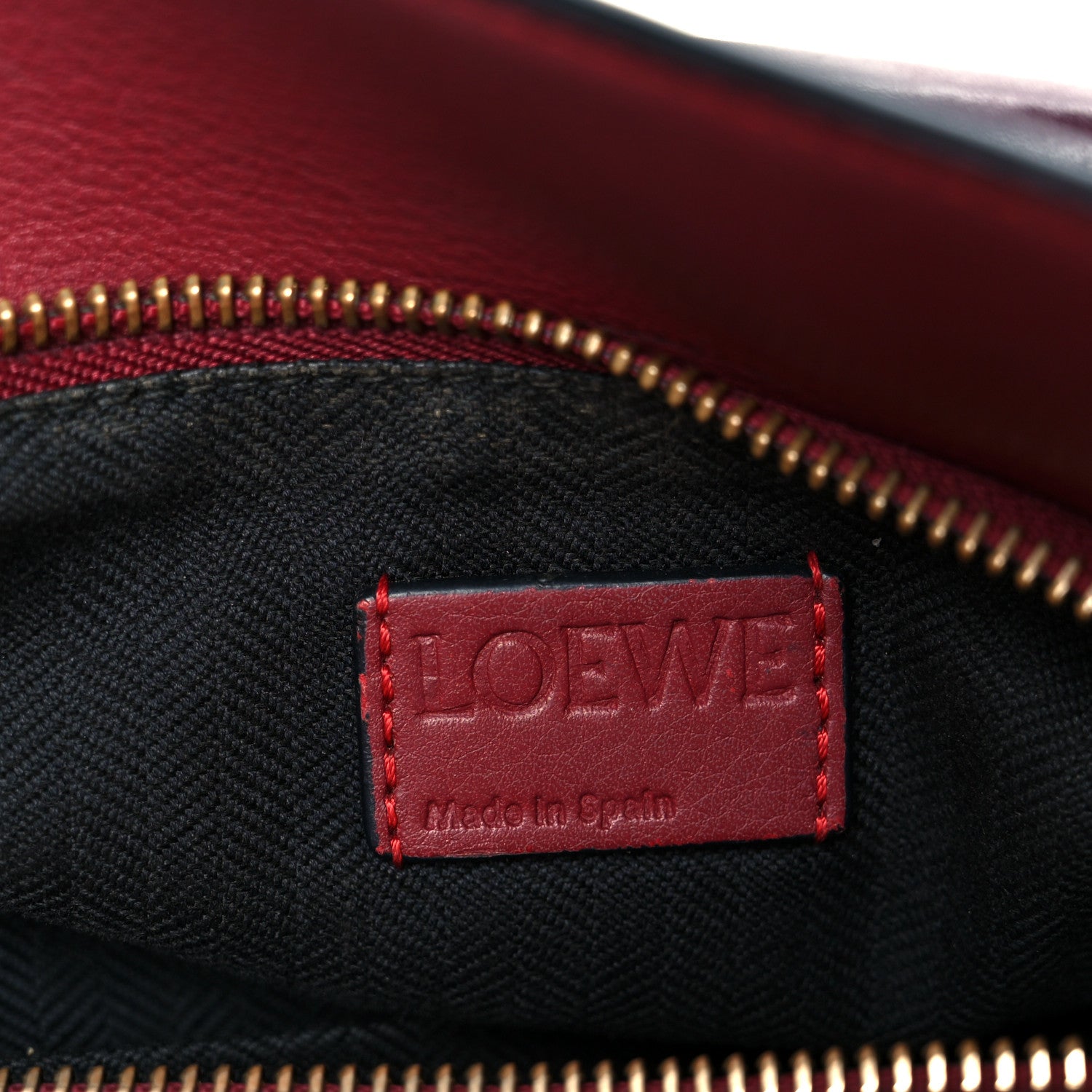 Loewe Calfskin Colorblock Small Puzzle Bag Red 10 of 21