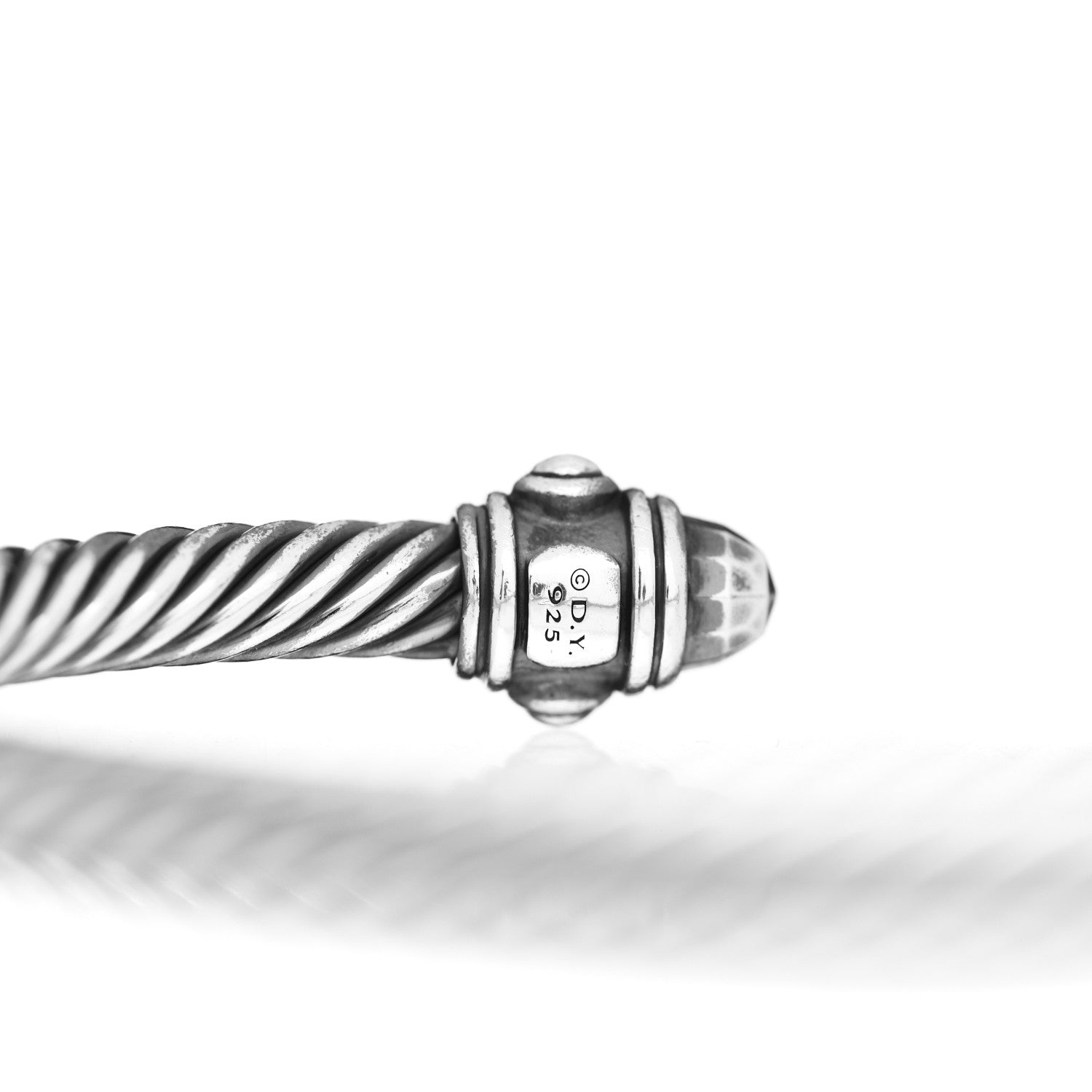 David Yurman Darkened Sterling Silver 5mm Renaissance Bracelet 4 of 4