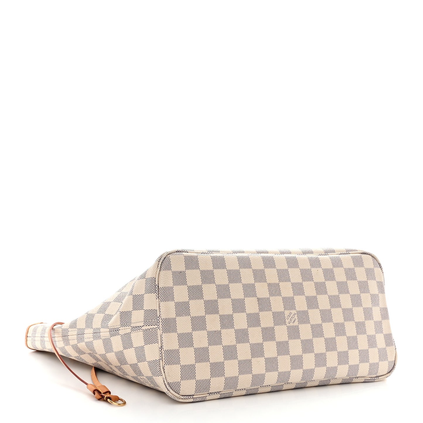 LOUIS VUITTON Damier Azur Neo Neverfull MM Rose Ballerine