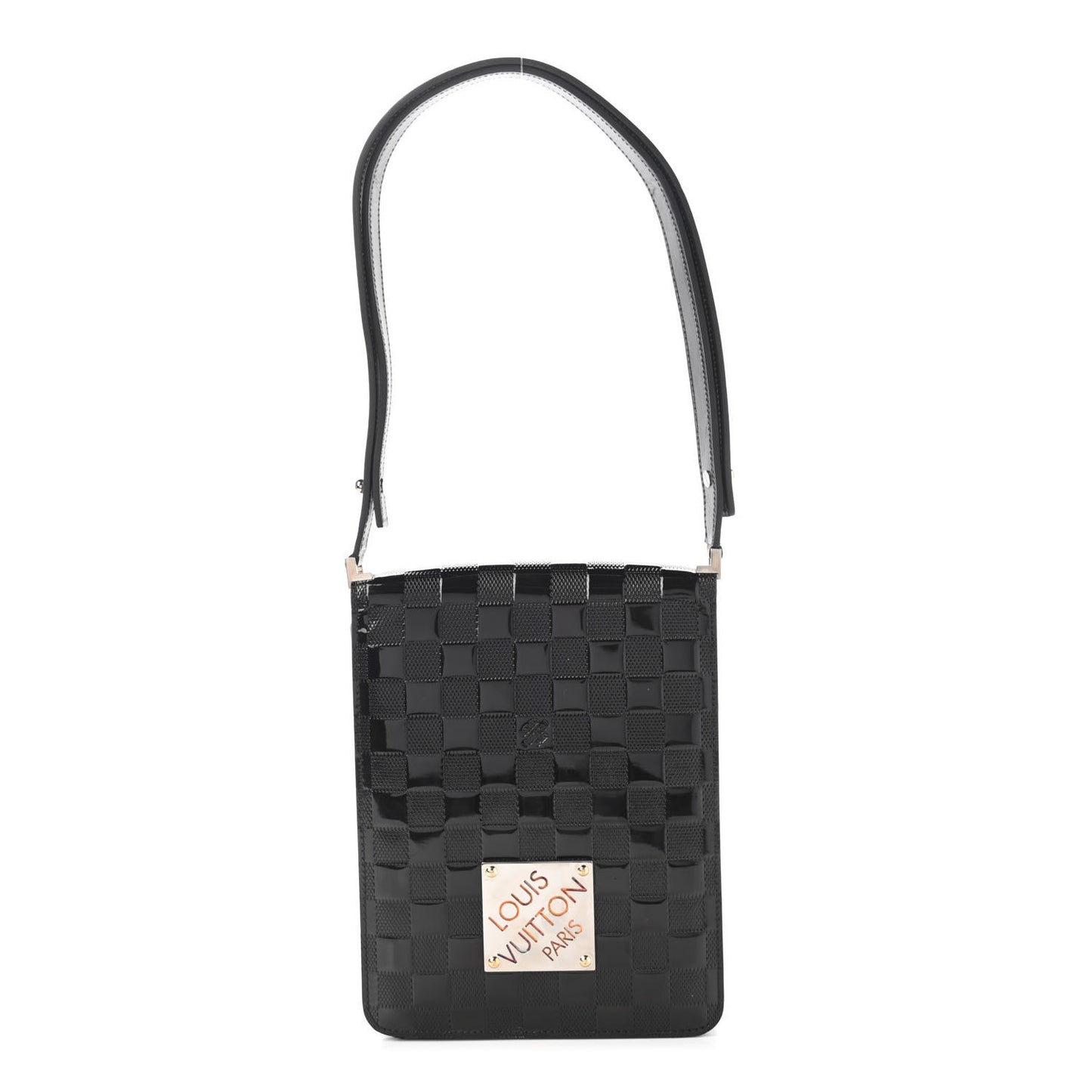 Damier Vernis Club Bag Black