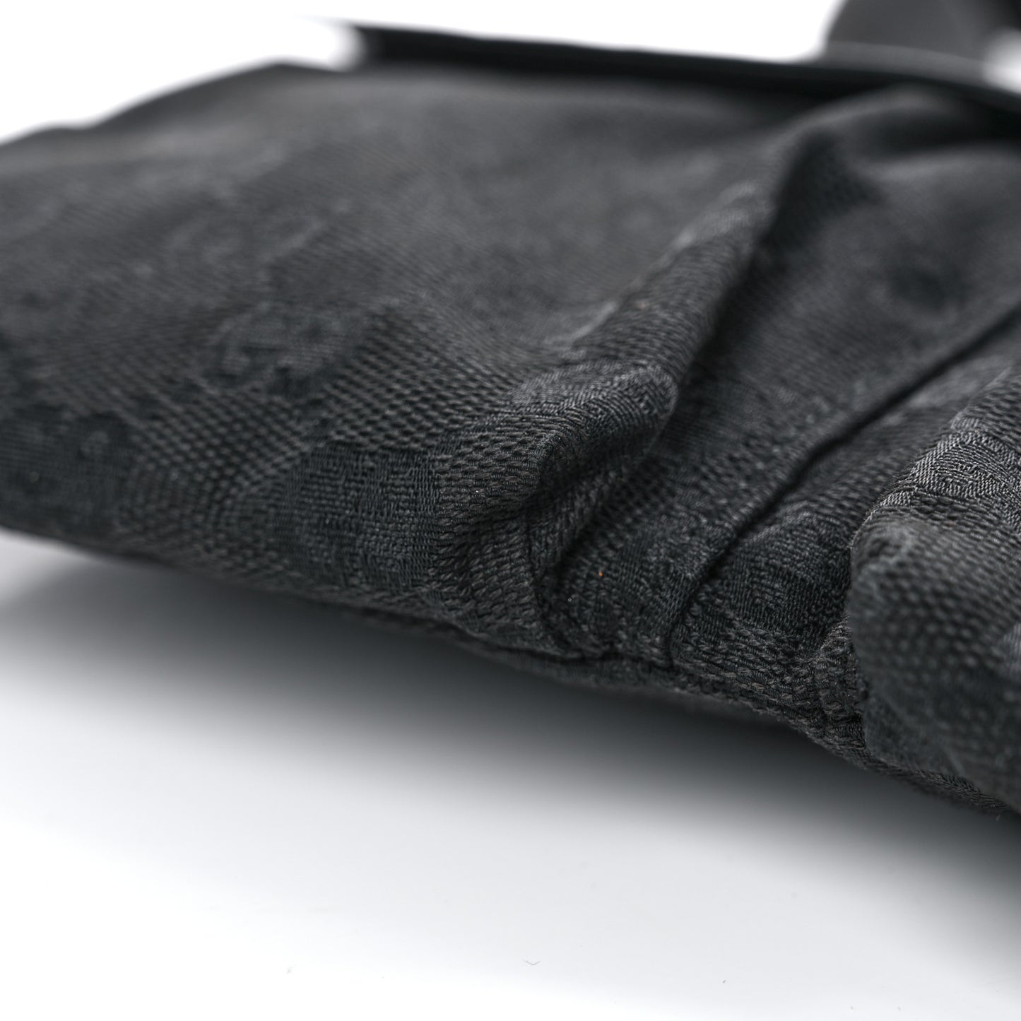 GG Monogram Double Pocket Belt Bag Black