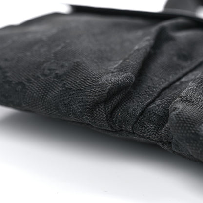 Gucci GG Monogram Double Pocket Belt Bag Black 11 of 14