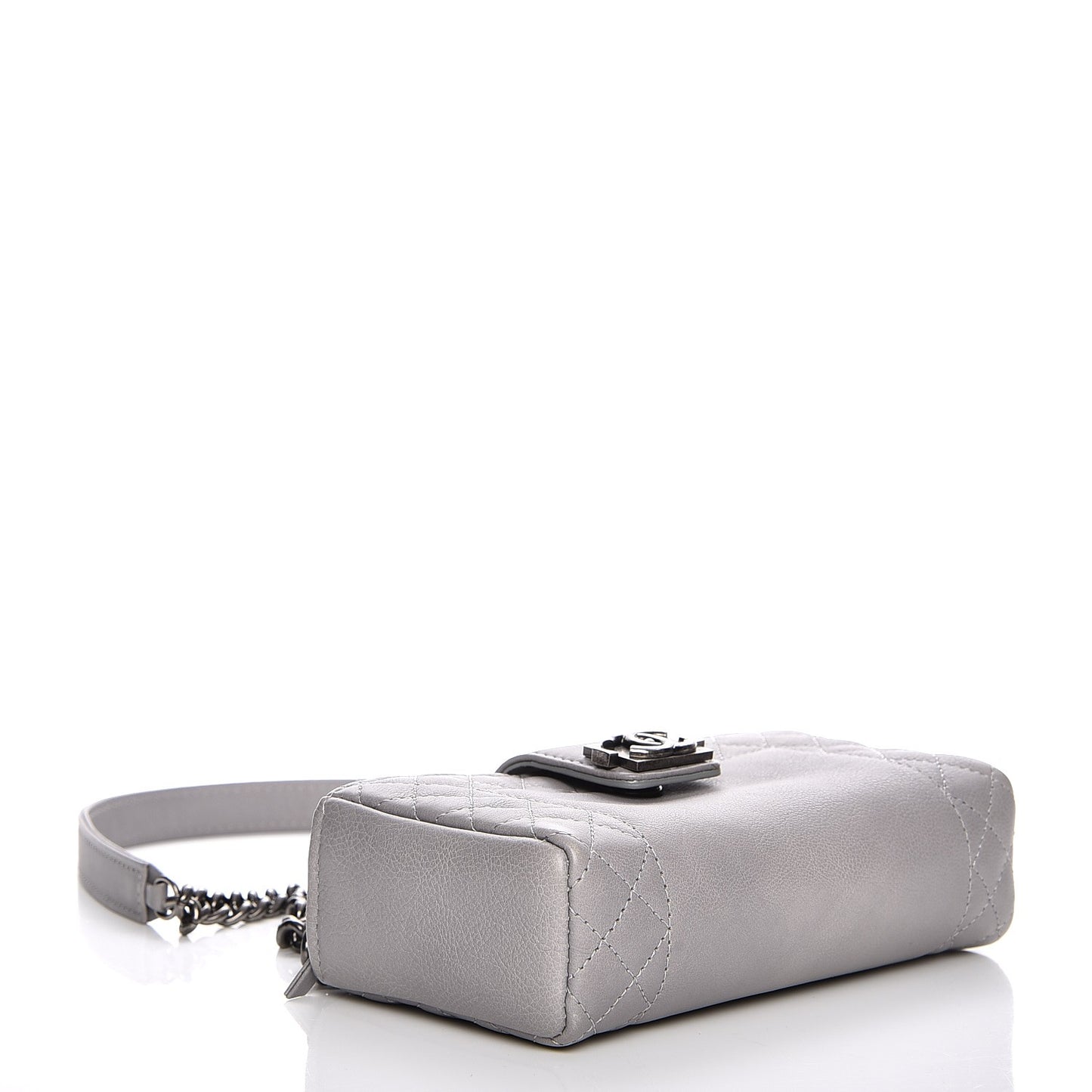 Calfskin Boy Reverso Mini Pochette Grey